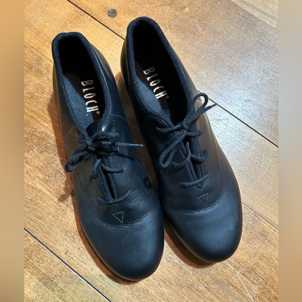 Bloch Black Leather Tap Dance Shoes